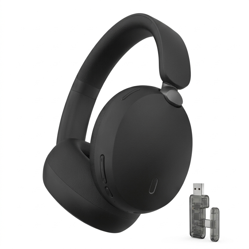 JBUNION SNC-800 þráðlaus Hybrid ANC heyrnartól, svört