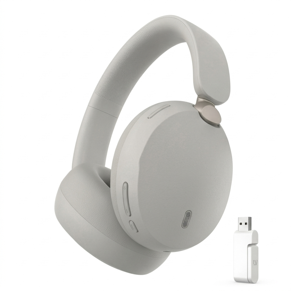 [SNC-800GRY] JBUNION SNC-800 þráðlaus Hybrid ANC heyrnartól, warm gray