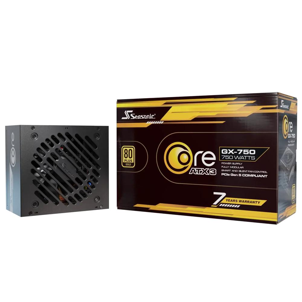 Seasonic Core Gold GX 750W ATX 3.1 aflgjafi, 7 ára ábyrgð