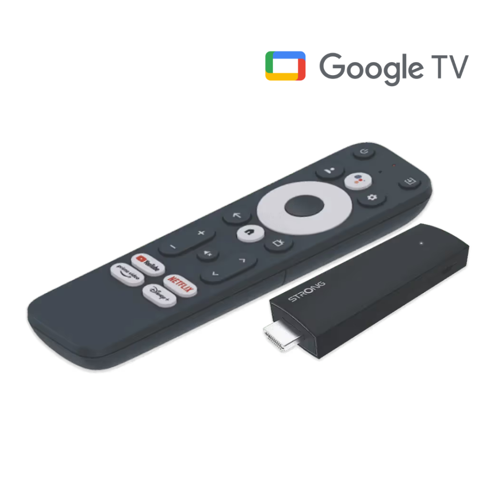 Strong SRT41 8GB Google TV 4K sjónvarpstölva, svört