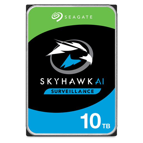 [ST10000VE001] 10TB SATA3 Seagate Skyhawk AI Harður Diskur, 256MB