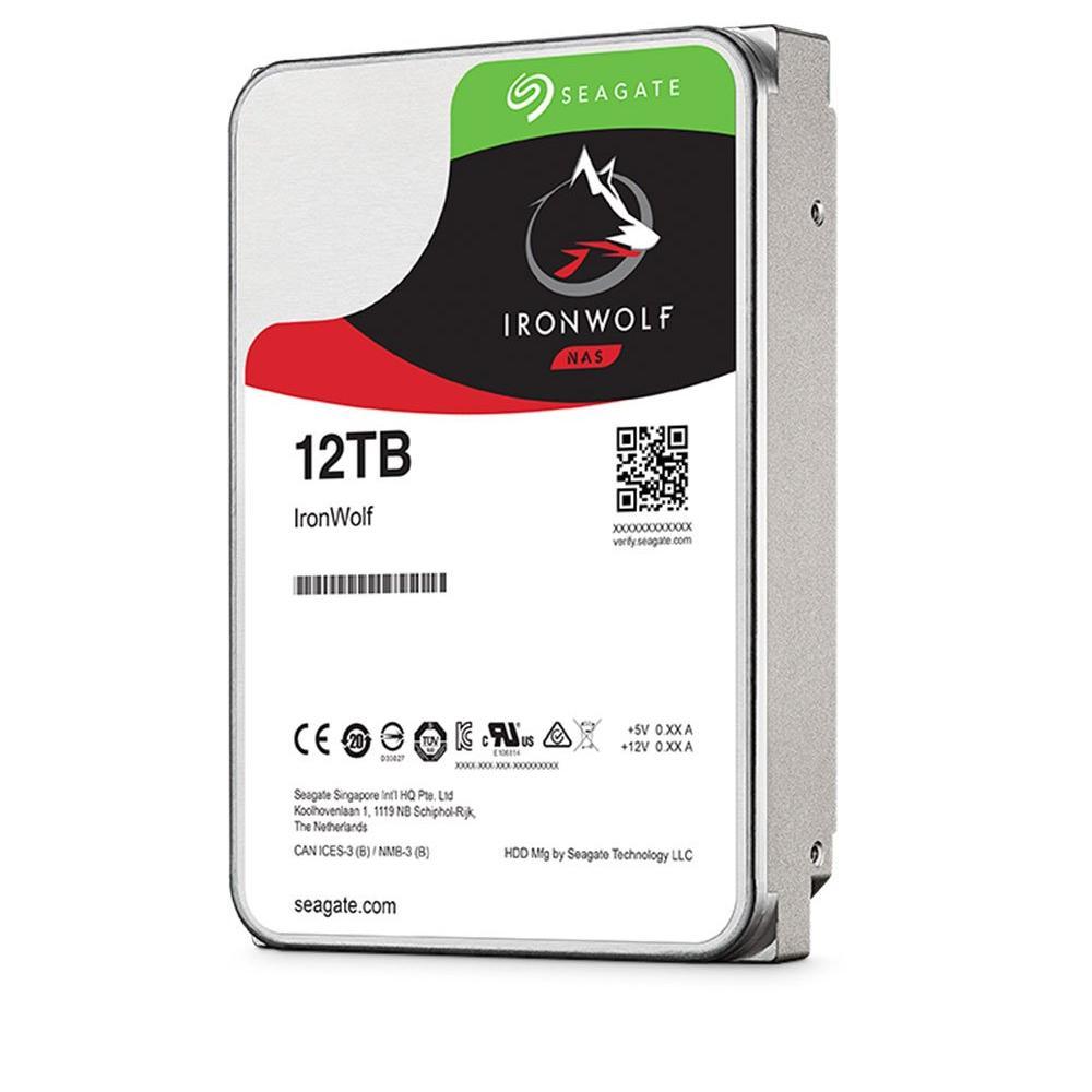 [ST12000VN0008] 12TB SATA3 Seagate IronWolf NAS Harður Diskur, 256MB - Ábyrgð 3 ár