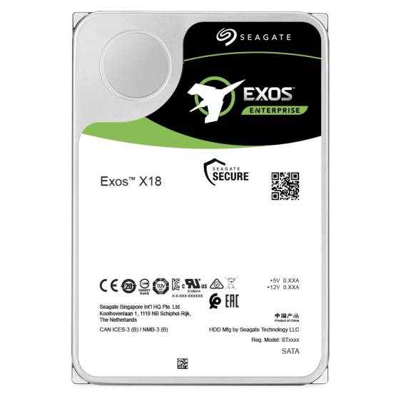 16TB SATA3 Seagate Exos X18 Harður Diskur, 256MB
