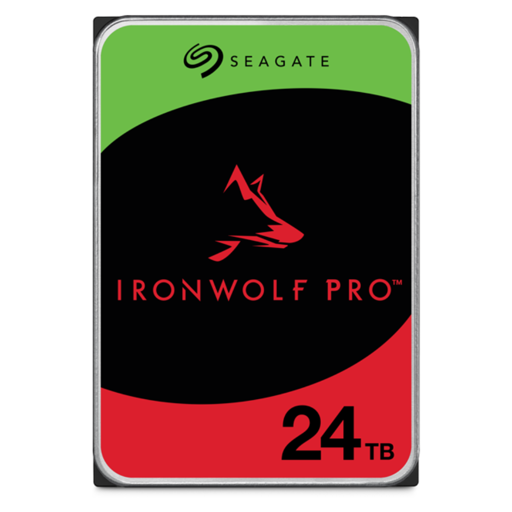 [ST24000NT002] 24TB SATA3 Seagate IronWolf PRO NAS Harður Diskur, 512MB - Ábyrgð 5 ár