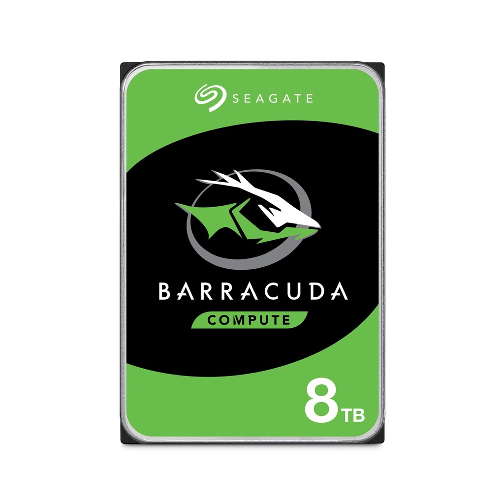 8TB SATA3 Seagate Barracuda Harður Diskur, 256MB
