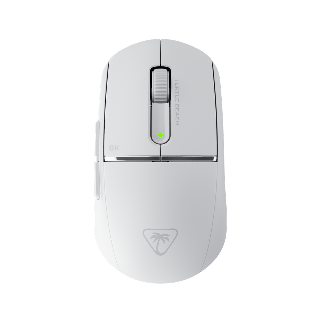 [TBM-2102-15] Turtle Beach Burst II Pro 8K Polling Rate þráðlaus leikjamús, hvít