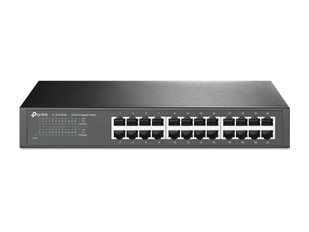 [TL-SG1024D] TP-Link 24 porta 10/100/1000Mbps switch TL-SG1024D, grár