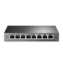 TP-Link 8 porta Easy Smart 10/100/1000Mbps 4xPoE+ switch TL-SG108PE, grár