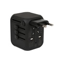 Telefunken 20W Universal 4in1 EU/UK/AU/US breytikló með 4x USB tengi