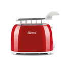 Girmi 750W brauðrist, 7 hitastillingar, Beyglu rist fylgir, rauð