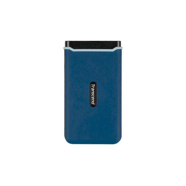 1TB Transcend 2.5'' ESD370C SSD flakkari, USB-C, blár