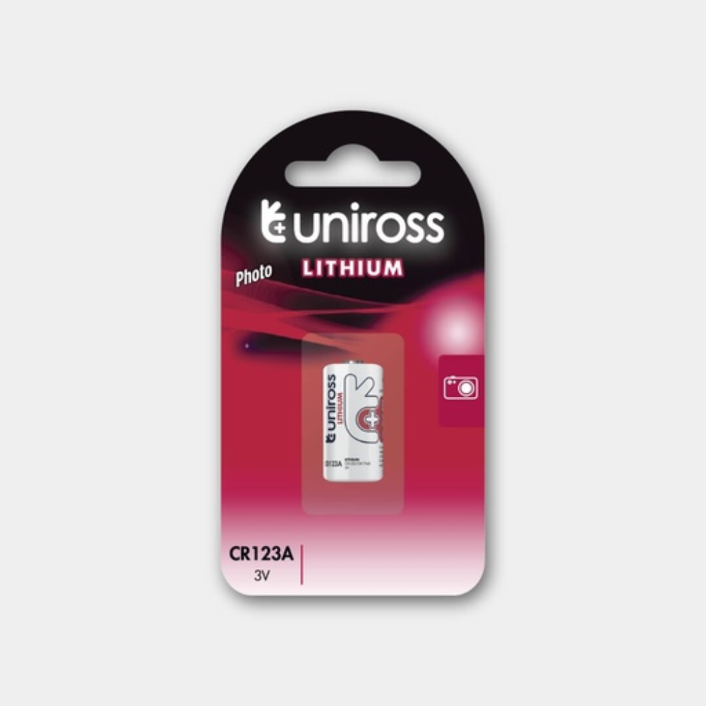 Uniross Lithium CR123A 3V rafhlaða