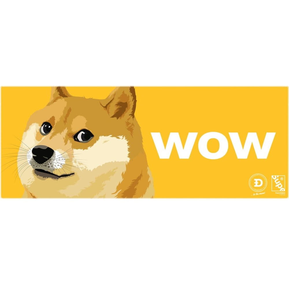 [1274022] SUPE DOGE XXL músarmotta, gul