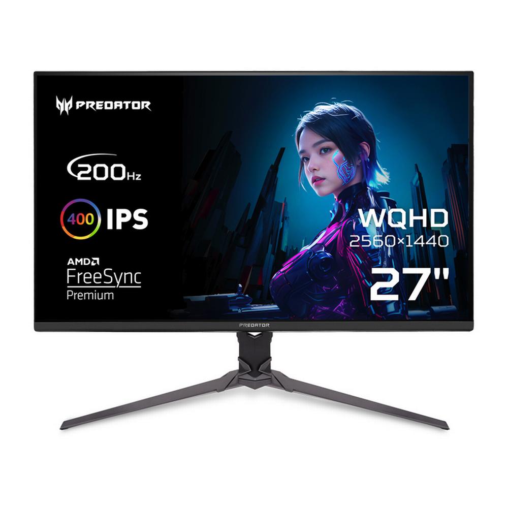 Acer Predator XB273U X1 27" QHD IPS HDR400 200Hz leikjaskjár, svartur