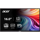 Acer PM1, 16" FHD IPS HDR10, 16:10 ferðaskjár, innb. kickstand