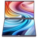 Acer PD3, 2x 15,6" FHD IPS, Foldable Dual Screen ferðaskjár, innb. kickstand