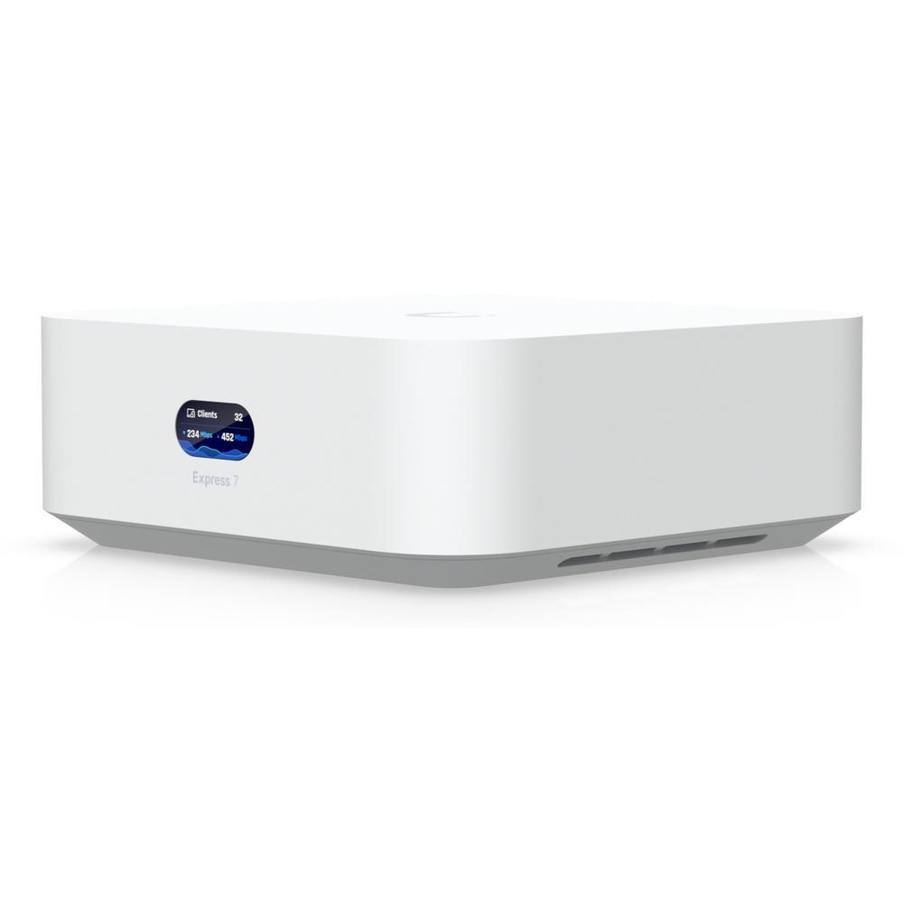 [UX7-EU] UniFi Express Router 7 1x10Gb WAN, 1x2.5GB LAN með innbyggðum Wifi 7 aðgangspunkti