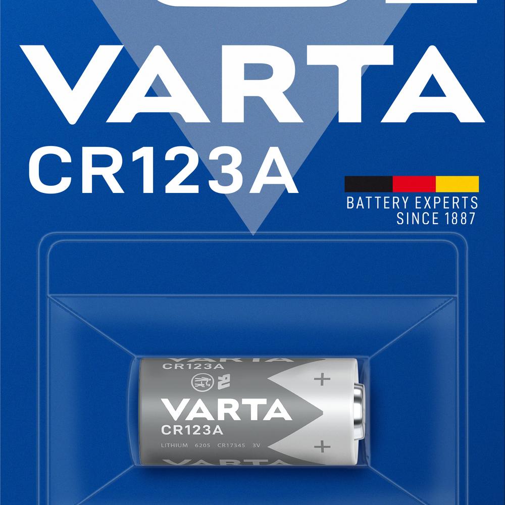 [VARTA-6205301401] Varta Professional CR123A 3V Lithium rafhlaða