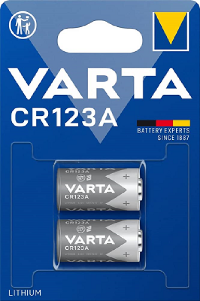 Varta Professional CR123A 3V Lithium rafhlaða, 2stk