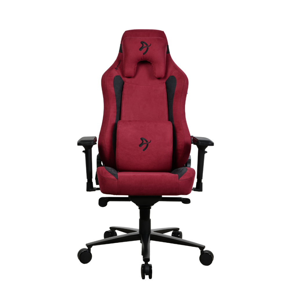 Arozzi Vernazza Supersoft Fabric leikjastóll, dökk rauður
