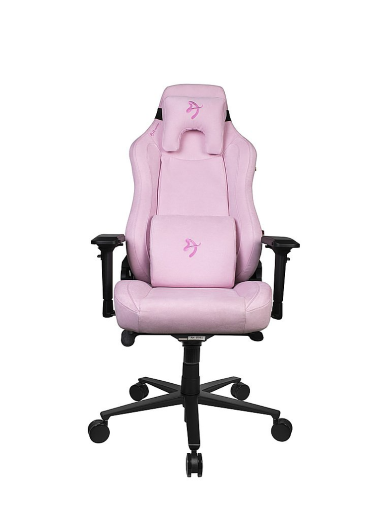 Arozzi Vernazza Supersoft Fabric leikjastóll, bleikur