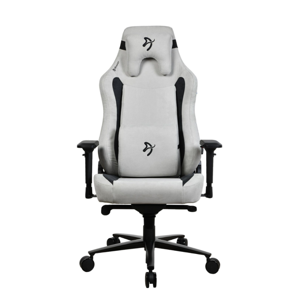 Arozzi Vernazza XL Supersoft Fabric leikjastóll, ljós grár