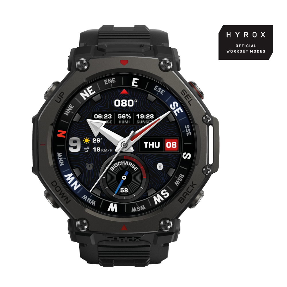 Amazfit T-Rex 3 Pro 48mm snjallúr, Tactical Black