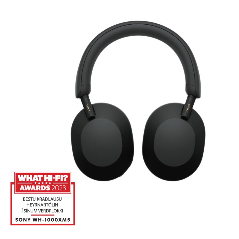 Sony 1000XM5 Bluetooth HD-NC heyrnartól, Svört