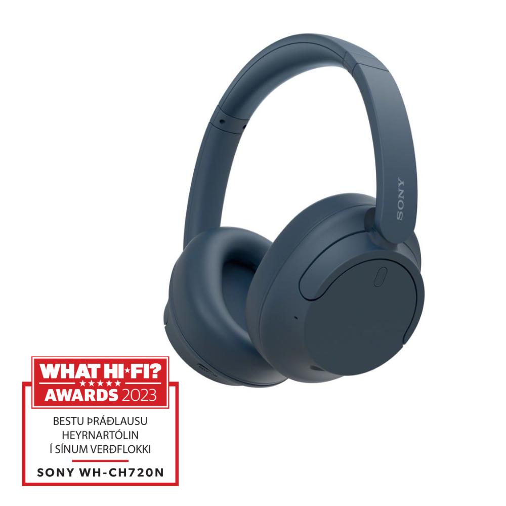 [WHCH720NL.CE7] Sony WH-CH720 Bluetooth 5.2 V1 ANC heyrnartól, blá