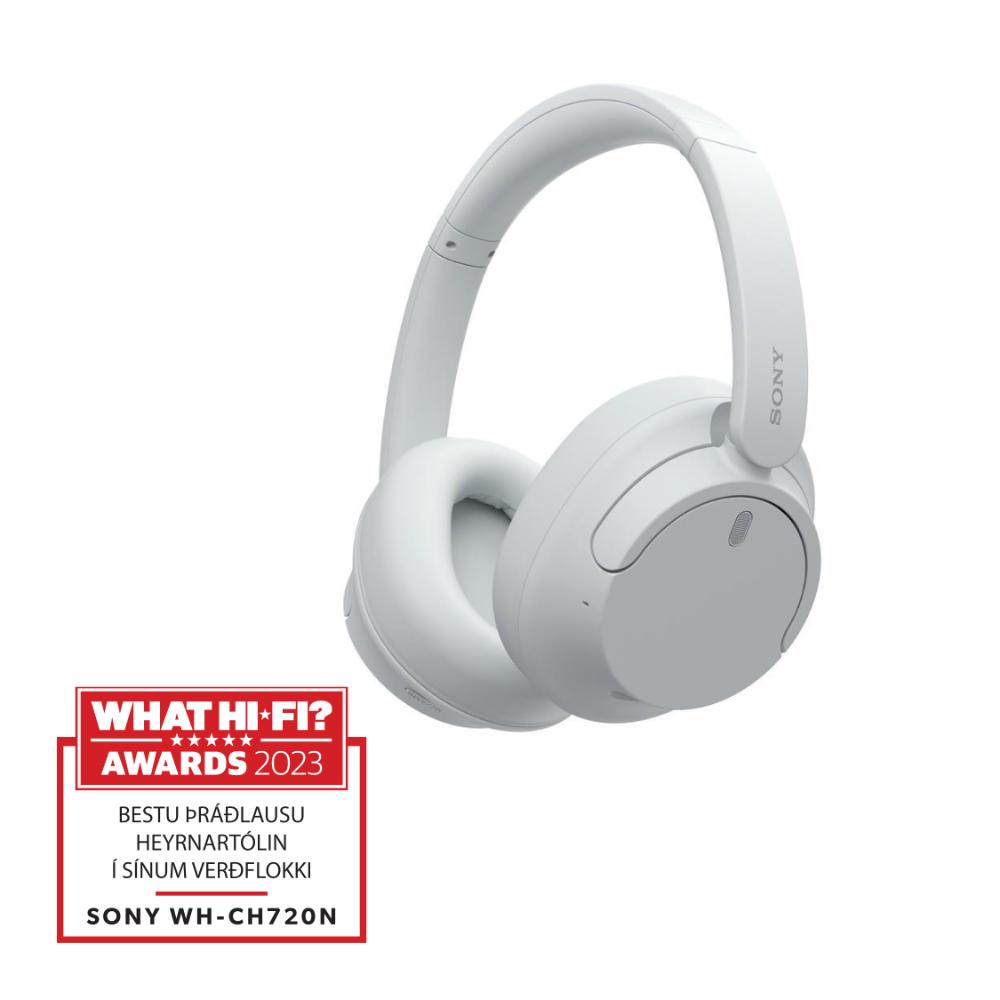 Sony WH-CH720 Bluetooth 5.2 V1 ANC heyrnartól, hvít