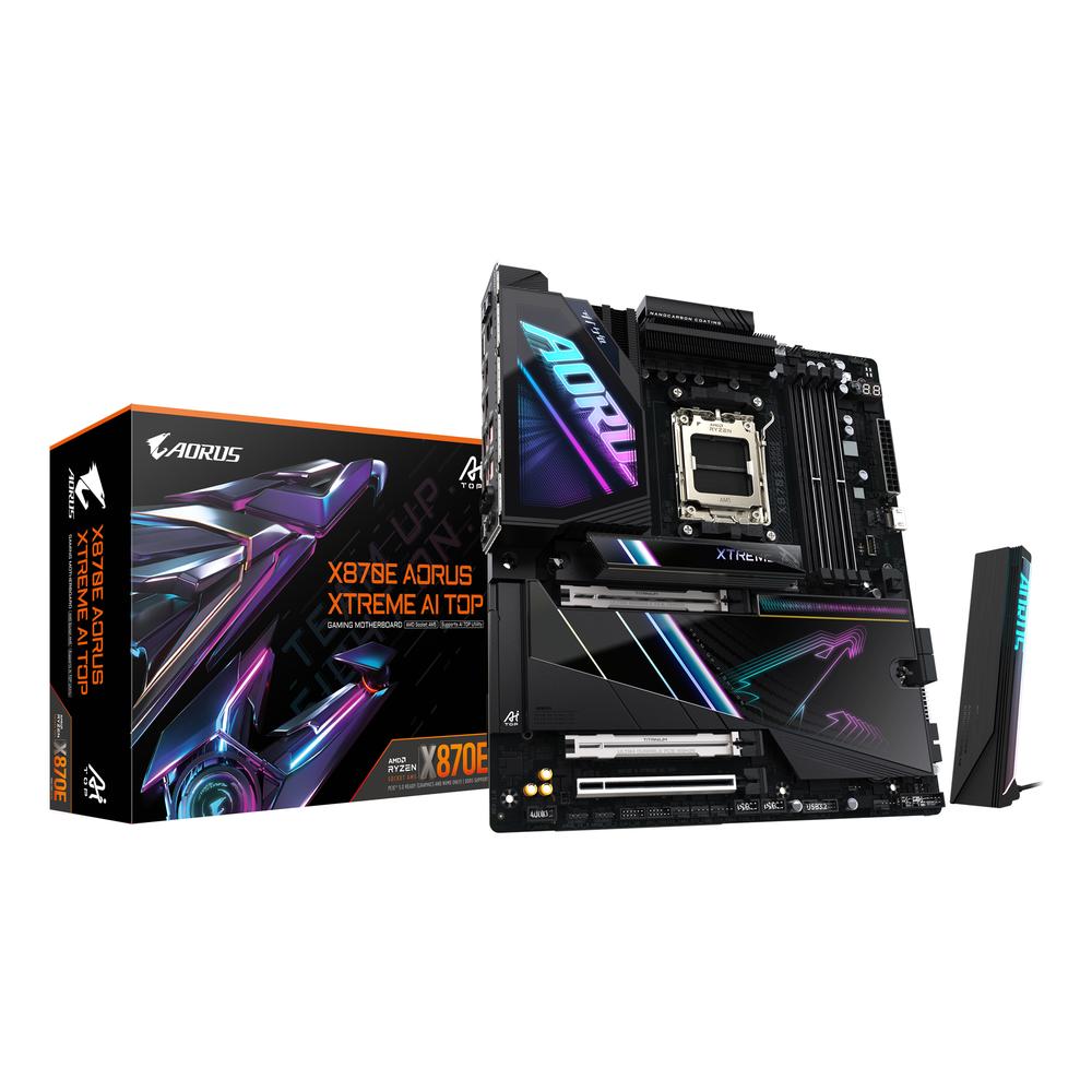 [X870EAXTRXAITOP] Gigabyte X870E Aorus XTREME AI TOP móðurborð, svart