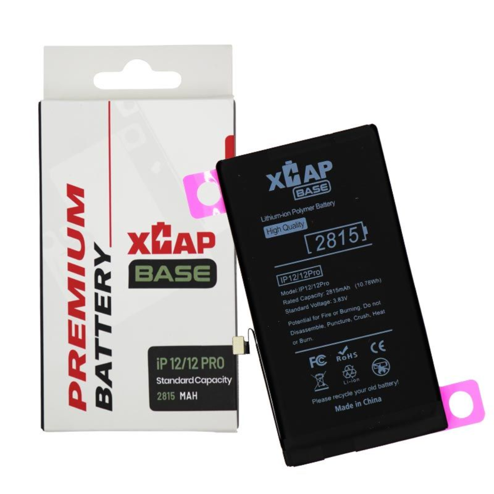 XCAP connect rafhlaða fyrir iPhone 12 2815 mAh