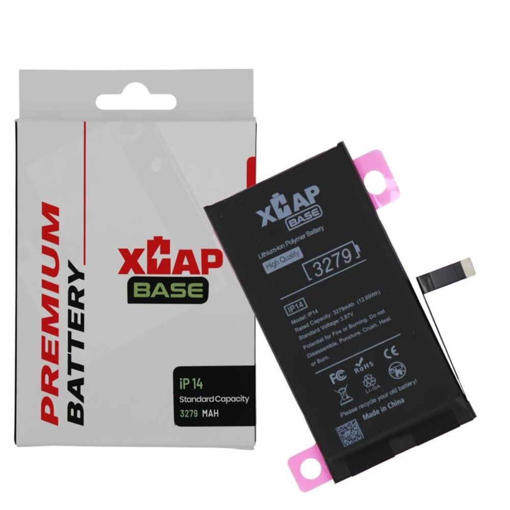 [XCAP-BASE-IP14] XCAP connect rafhlaða fyrir iPhone 14 3279 mAh