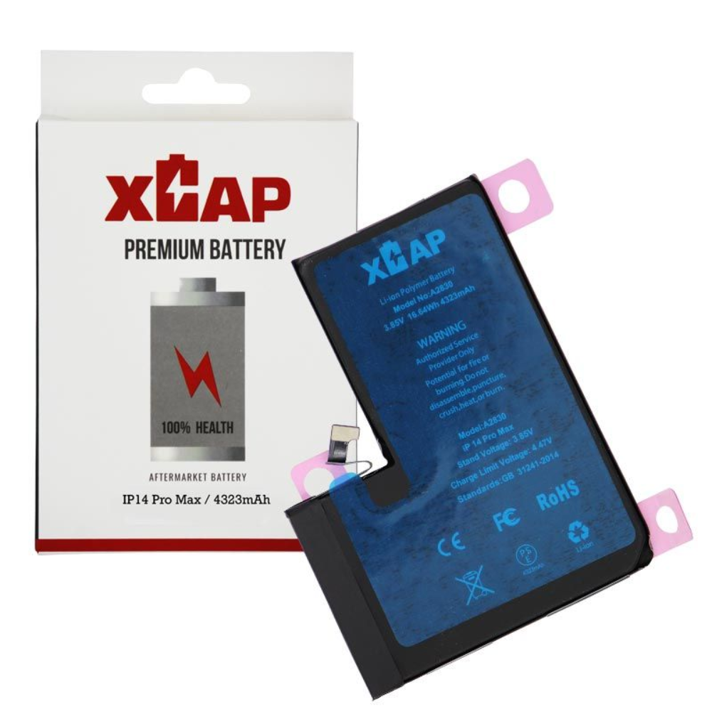 XCAP connect rafhlaða fyrir iPhone 14 Pro Max (4323 mAh)