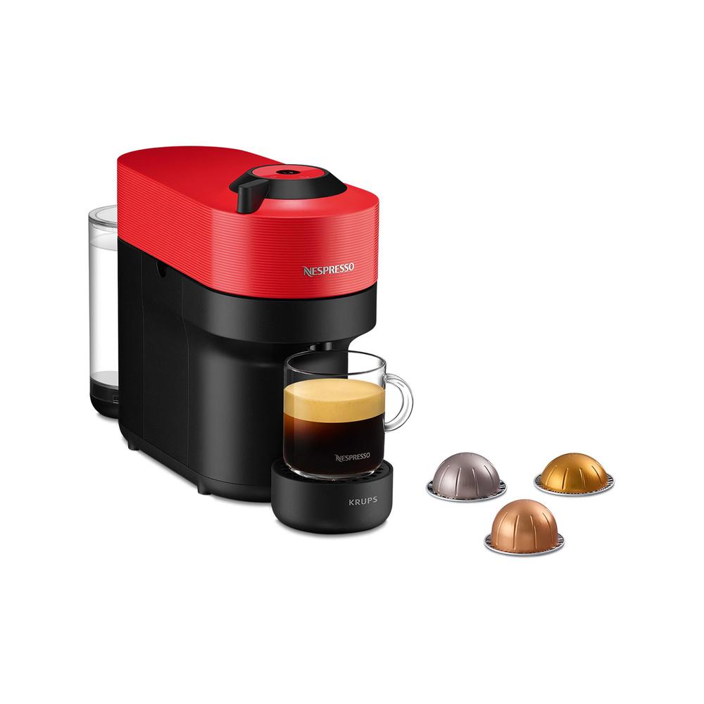 [XN9205] Krups Nespresso Vertuo POP XN9205 hylkjavél, les strikamerki, rauð, 0.56L, 1260W