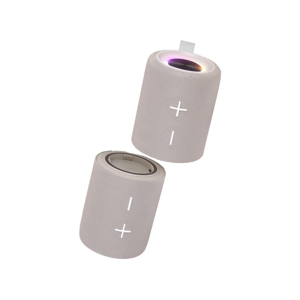 [XSC8A88B16] Trevi XSC 8A88B 2x15W 2in1 Bluetooth TWS RGB ferðahátalari, beige