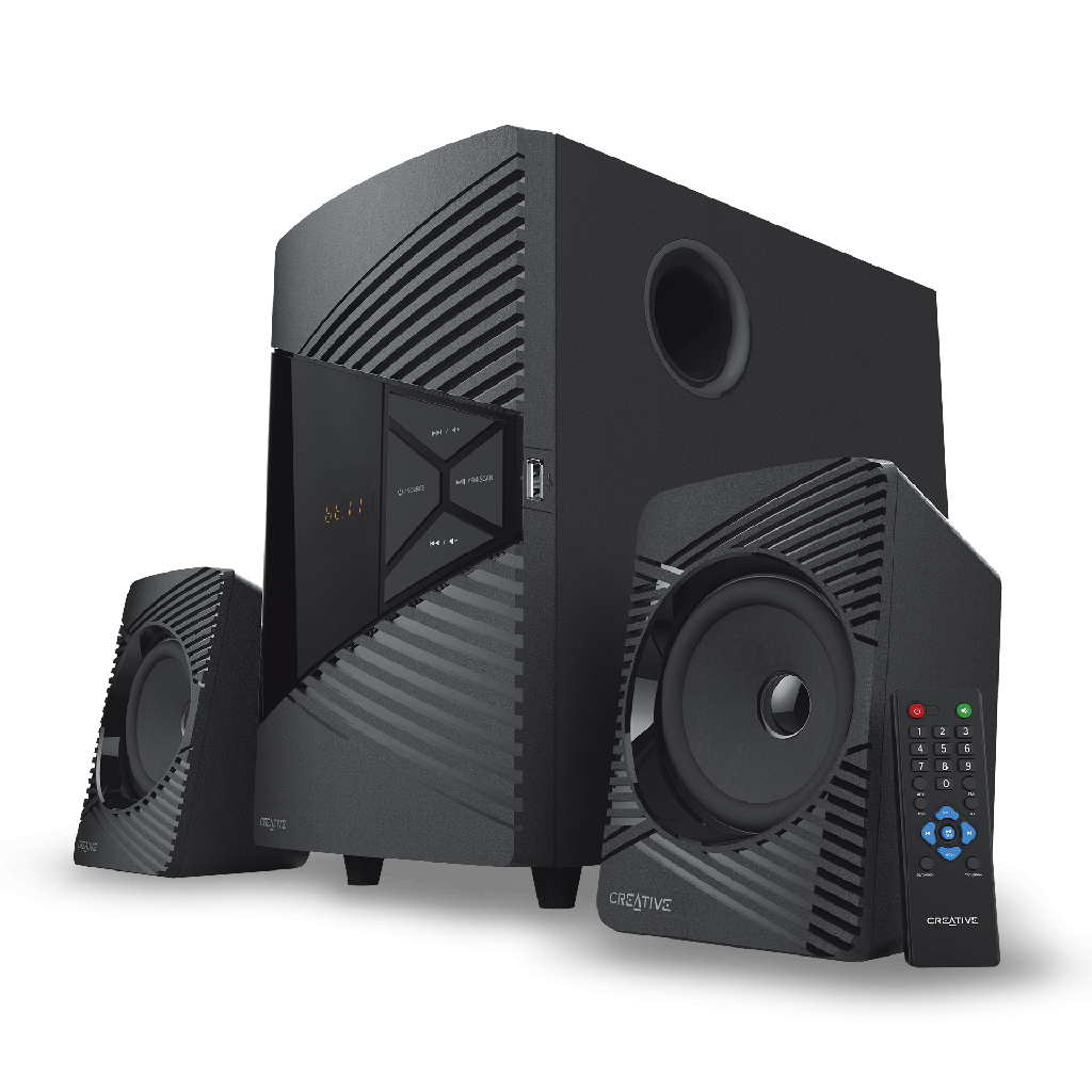 [1287766] Creative E2500 2.1 Bluetooth hátalarar, svartir