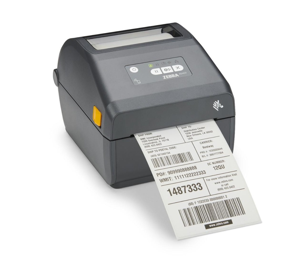 [ZD4A042-D0EE00EZ] Zebra ZD421d 4" límmiðaprentari,203dpi,ETH,USB,BT