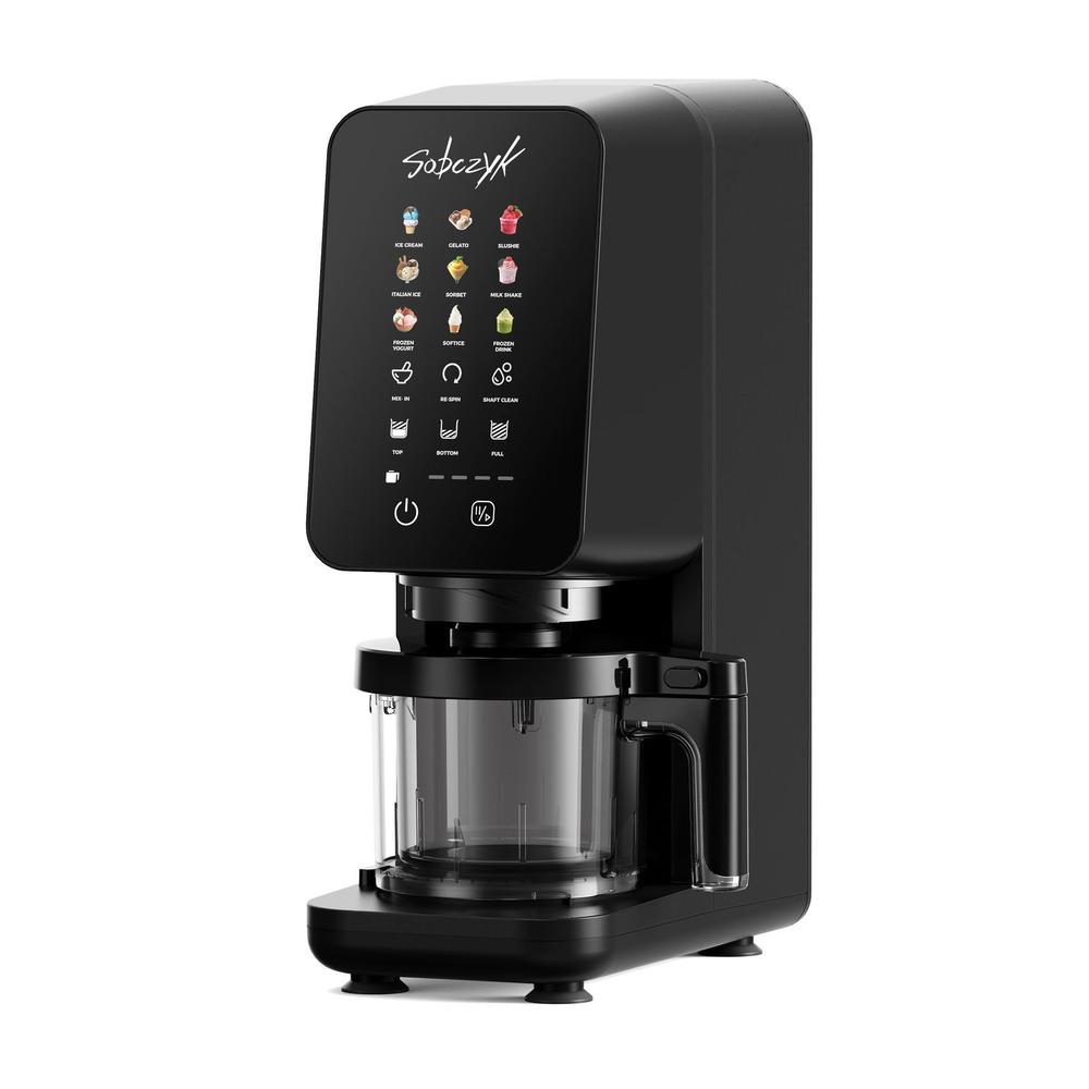[1290495] Sobczyk 12-in-1 Ísvél, 12 kerfi, 3x 500ml ílát, svört