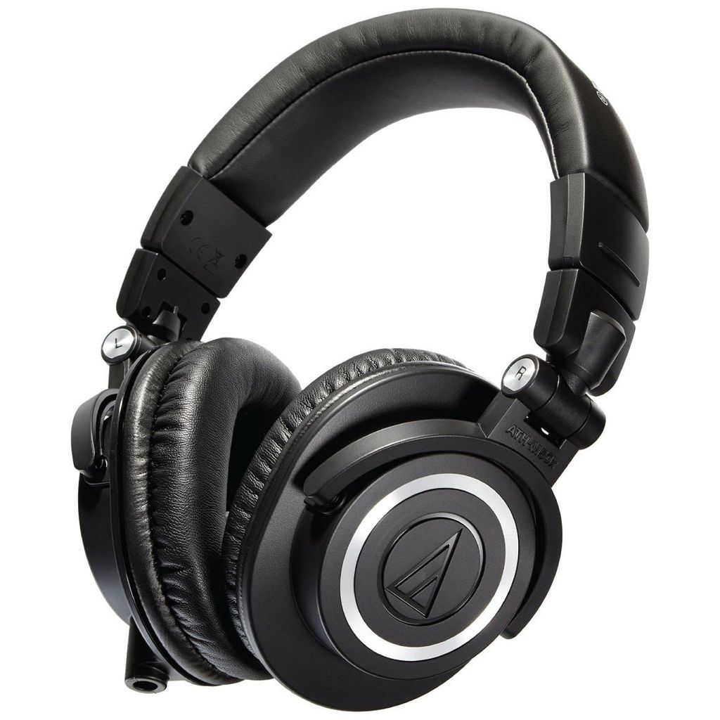 Audio-Technica M50X studio heyrnartól, svört