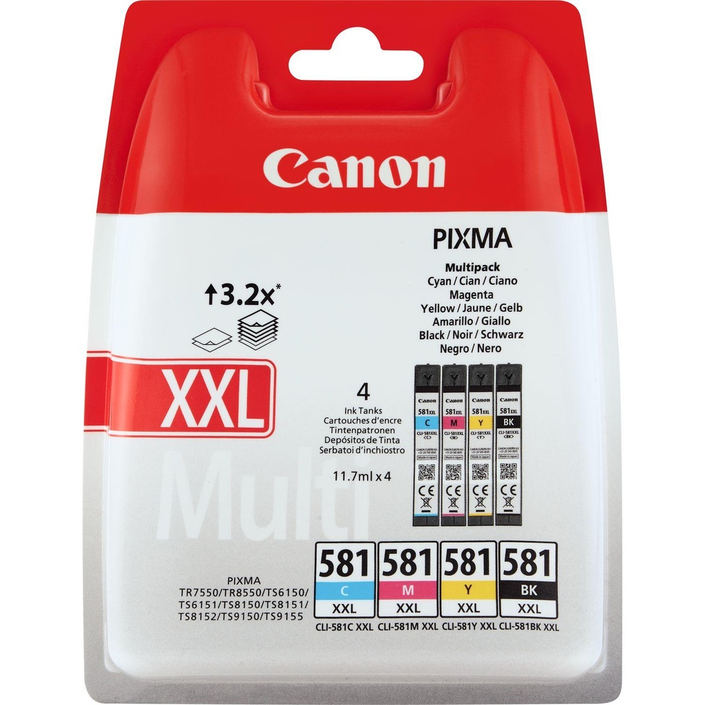 Canon CLI-581XXL Magnpakki