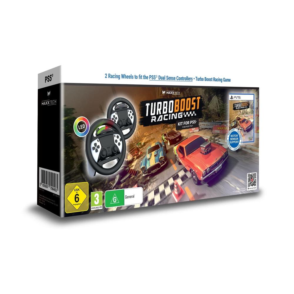 Maxx Tech Turbo Boost Racing Kit - PlayStation 5 tölvuleikjapakki