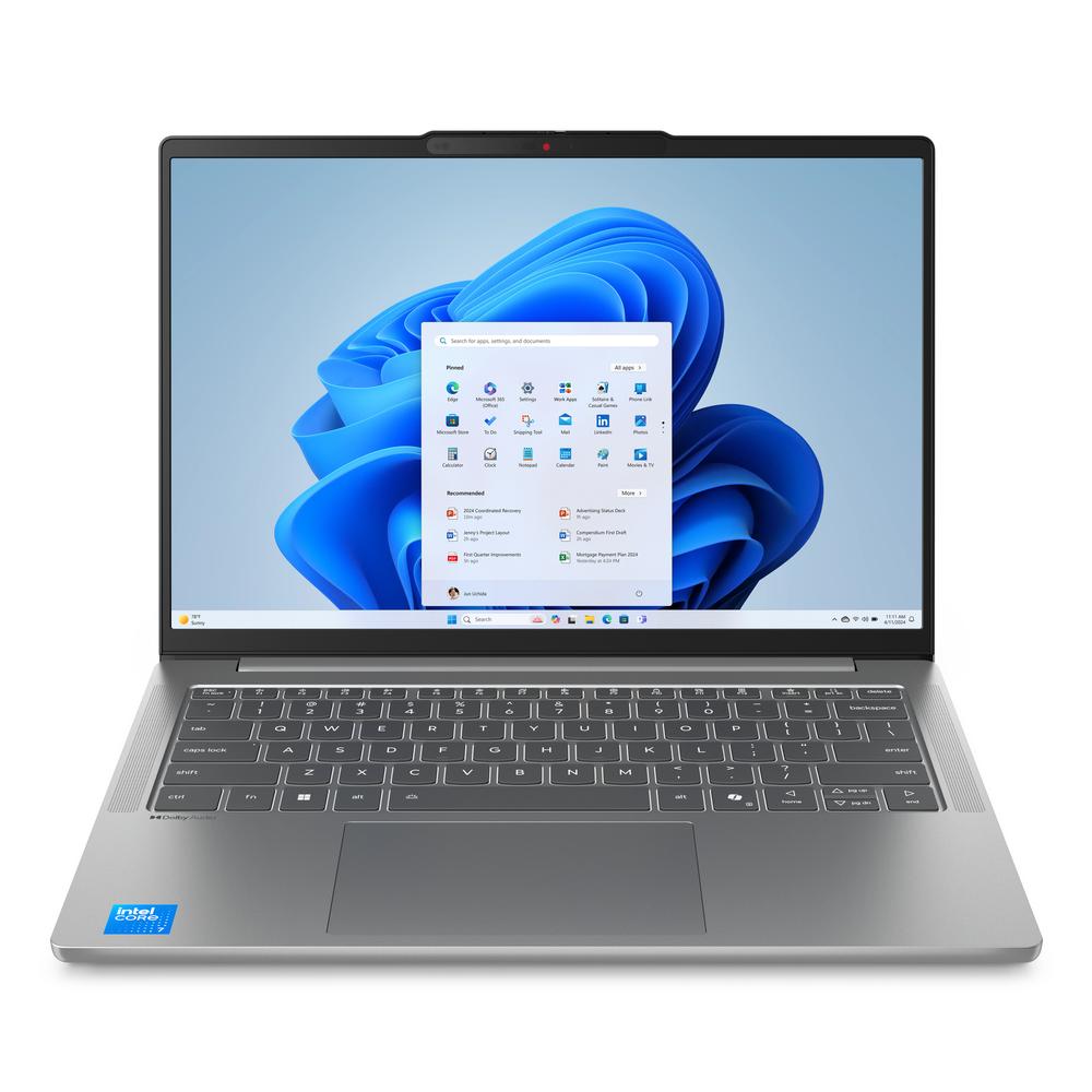 [83V6005AIW] Lenovo IdeaPad Slim 5 AI fartölva, 14" FHD+ U5-135H 16/512GB W11, nps, Luna Grey