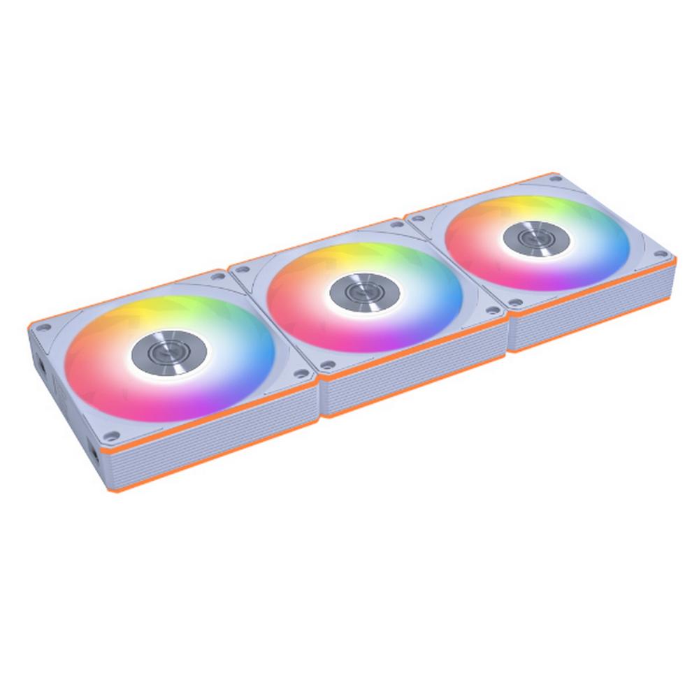 Lian-Li UniFan CL-Wireless RGB 3x 120mm kassaviftur í setti, hvítar