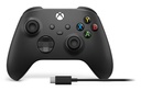 Microsoft Xbox Series S/X þráðlaus stýripinni með USB-C snúru, svartur