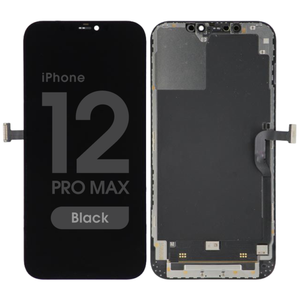 [IP12PM-AS-FX5-SF-Q] iPhone 12 Pro Max Soft Oled LCD skjár og Digitizer QRT