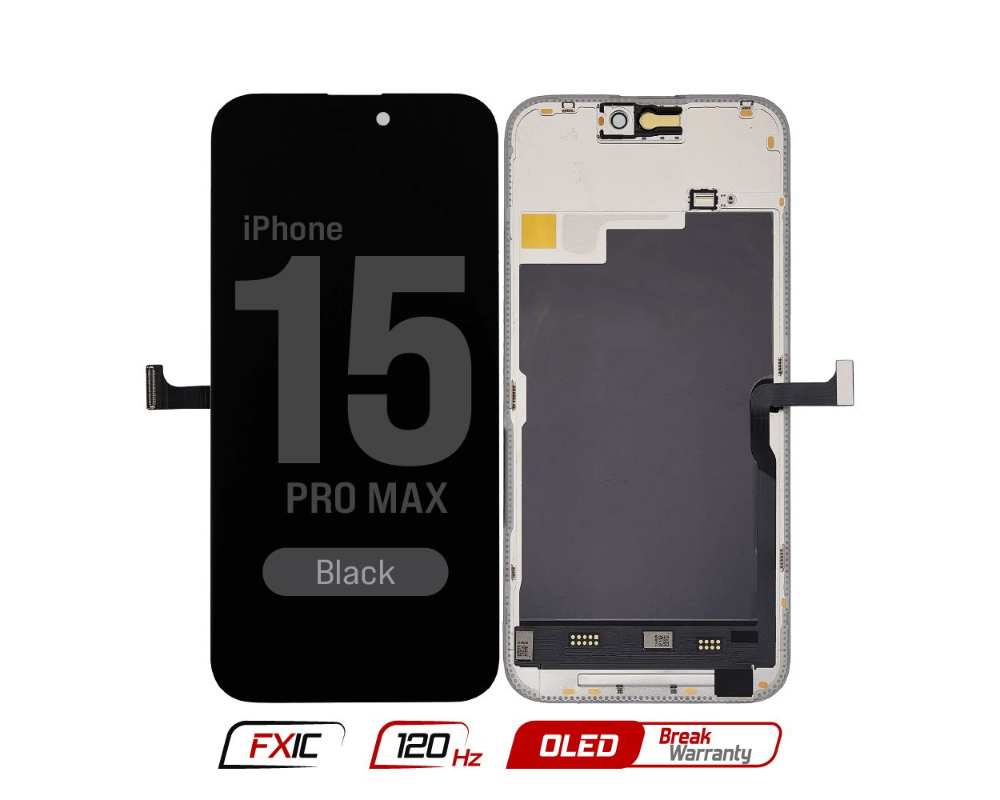 [IP15PM-AS-FX5-SF] iPhone 15 Pro Max Soft Oled skjár og Digitizer